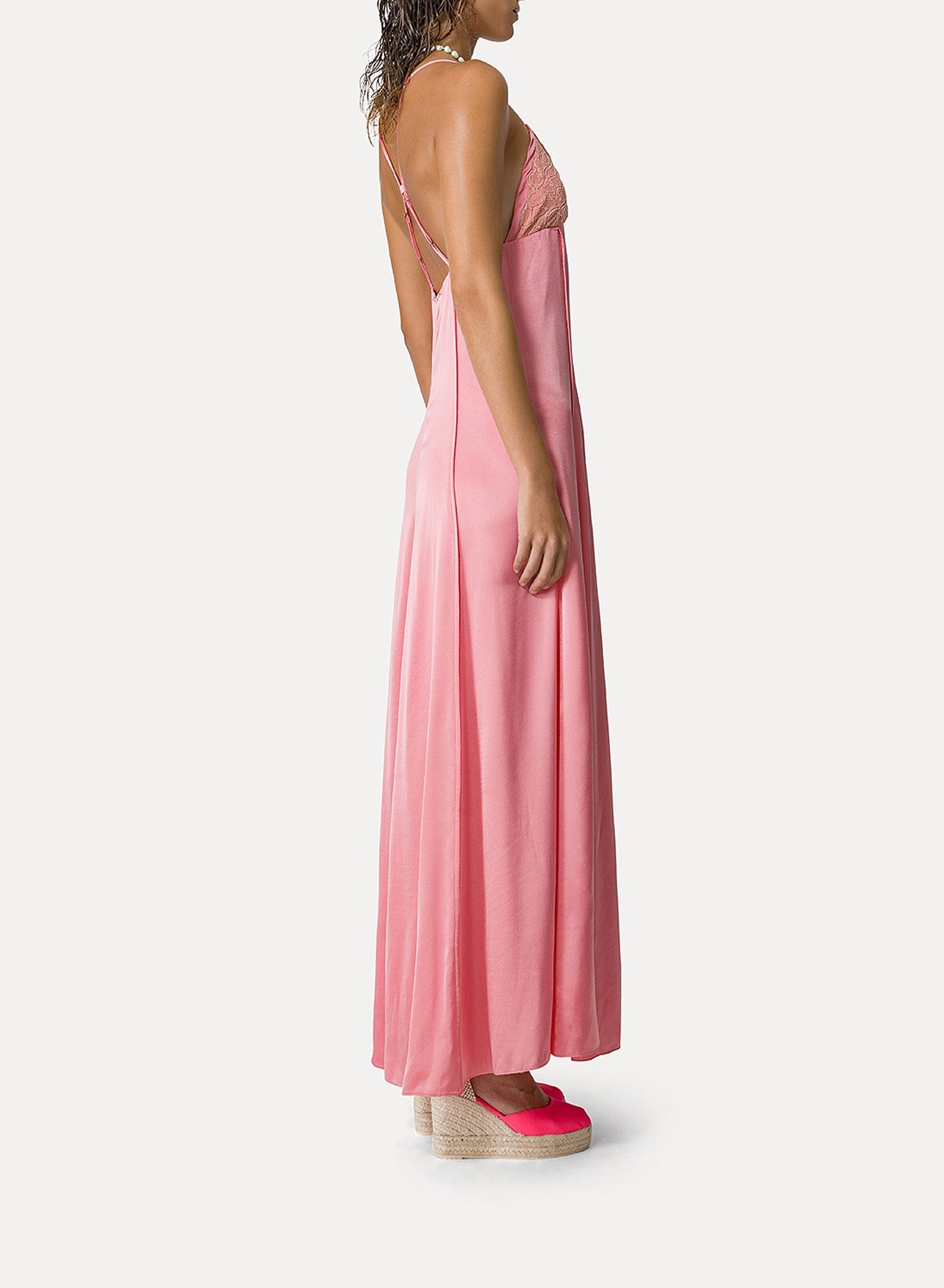Silk and lace dress - Emotion
