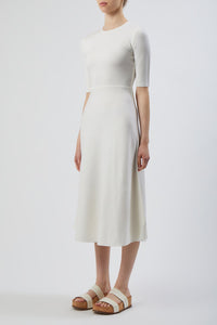 Seymore Dress en chocolat wanaka mérinos cachemire