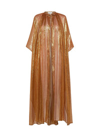 Caftan en soie et perles - Bronze
