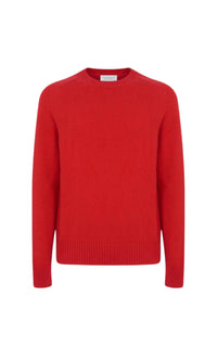 Pull à col rond Daniel en cachemire - Red Topaz