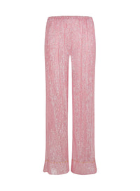 Silk pyjama trousers - Light Rose