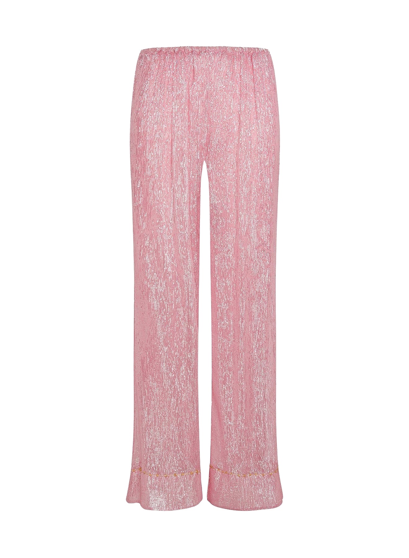 Silk pyjama trousers - Light Rose