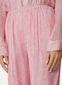 Silk pyjama trousers - Light Rose