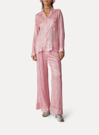 Silk pyjama trousers - Light Rose