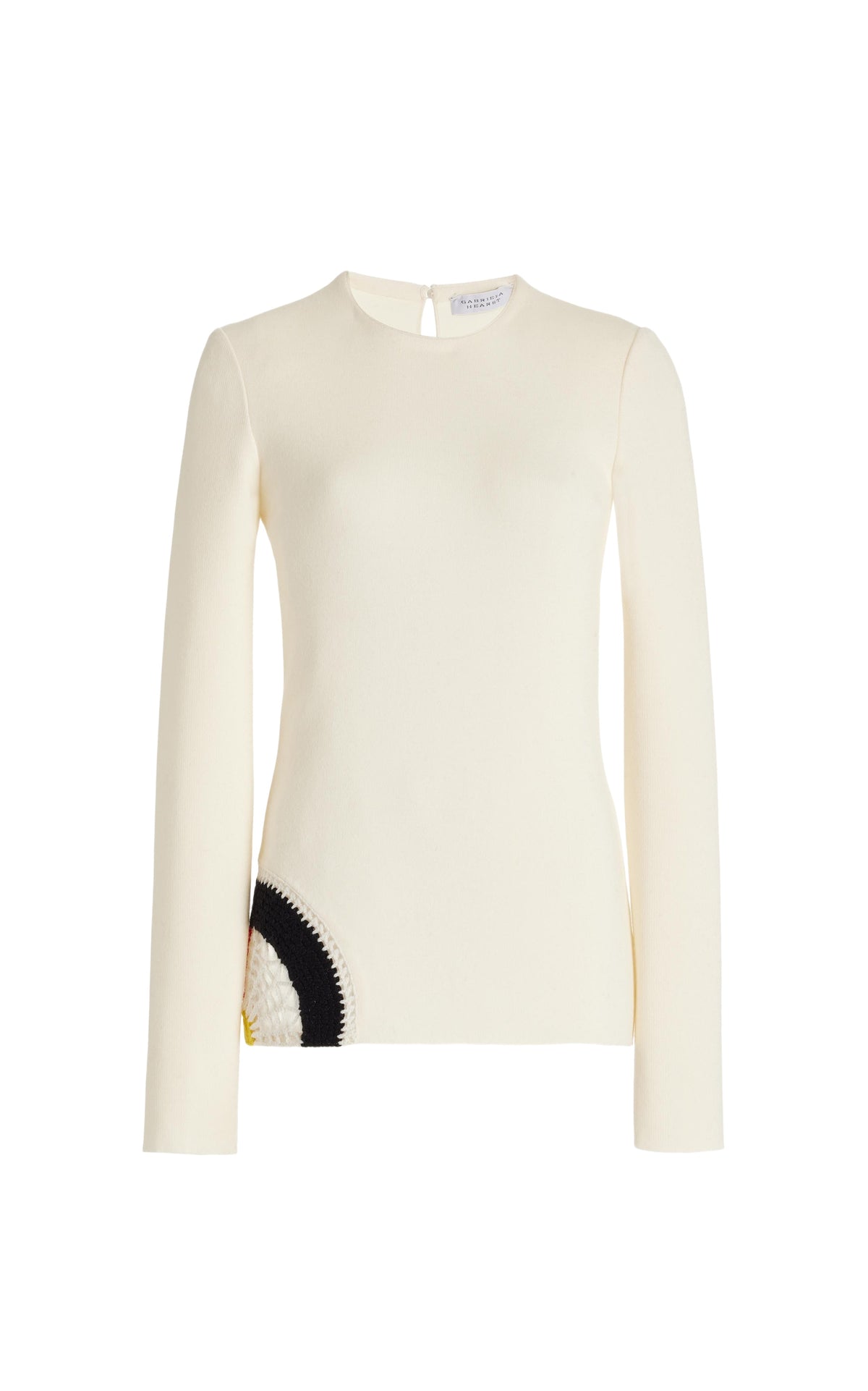 Ivory Multi / Top Phoebe en laine - Ivory Multi