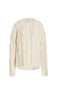Ivory / Pull Ember en cachemire - Ivory