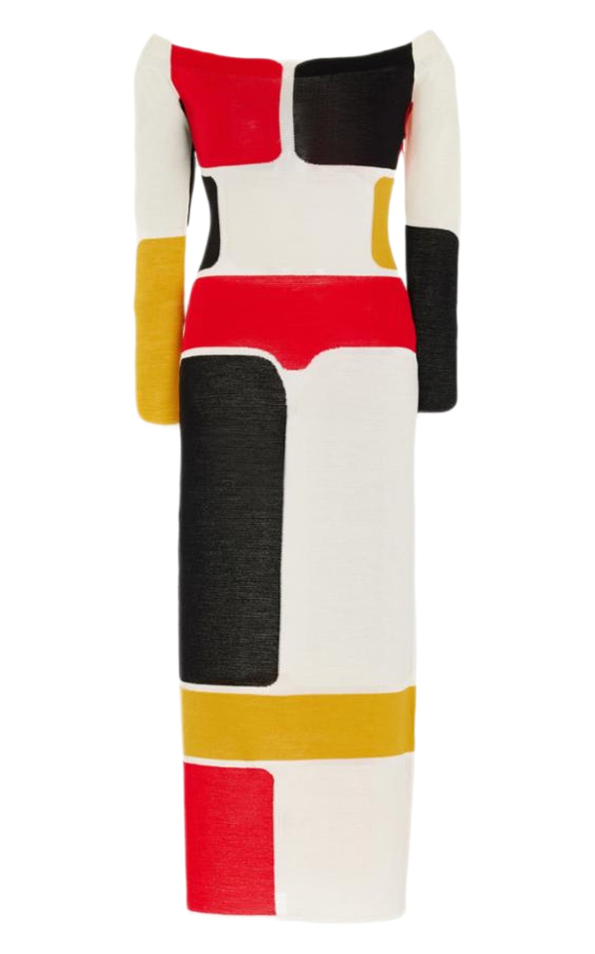 Sebbie wool dress - Ivory Multi
