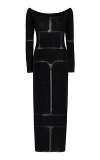 Sebbie Dress Color Block en ivoire multicolore wanaka mérinos cachemire
