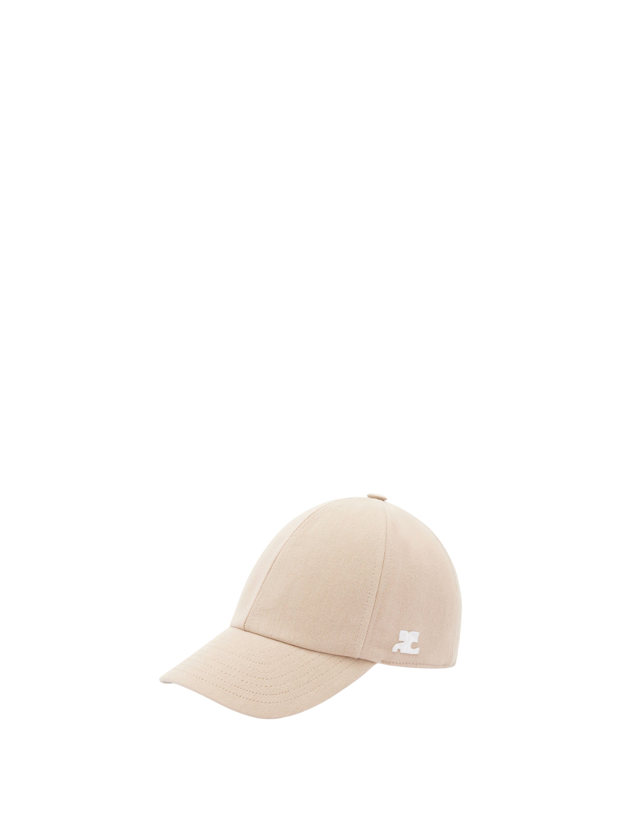 2pcs NEW / CASQUETTE COTON SIGNATURE  - Sand