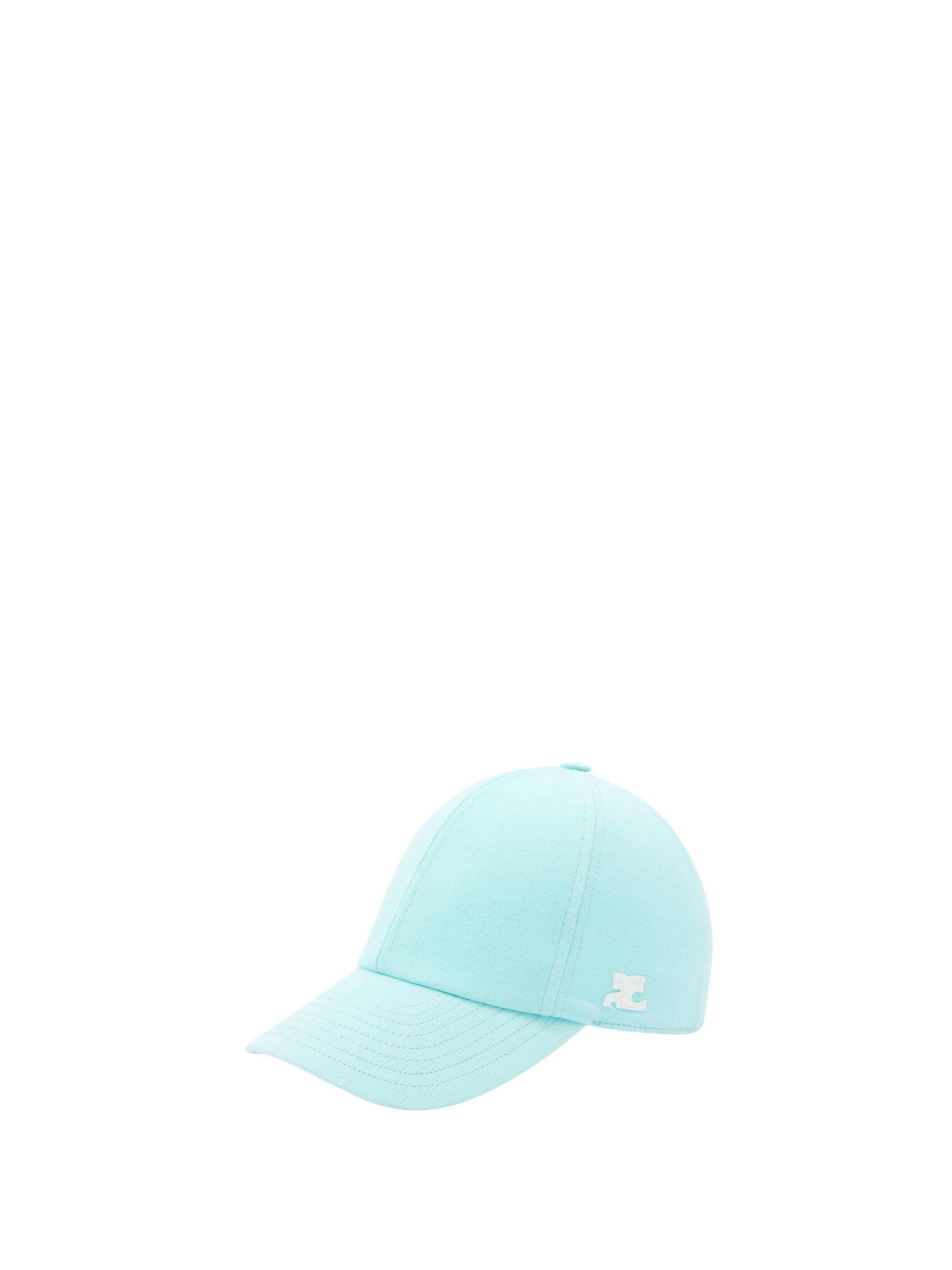 2pcs NEW / CASQUETTE COTON SIGNATURE  - Turquese