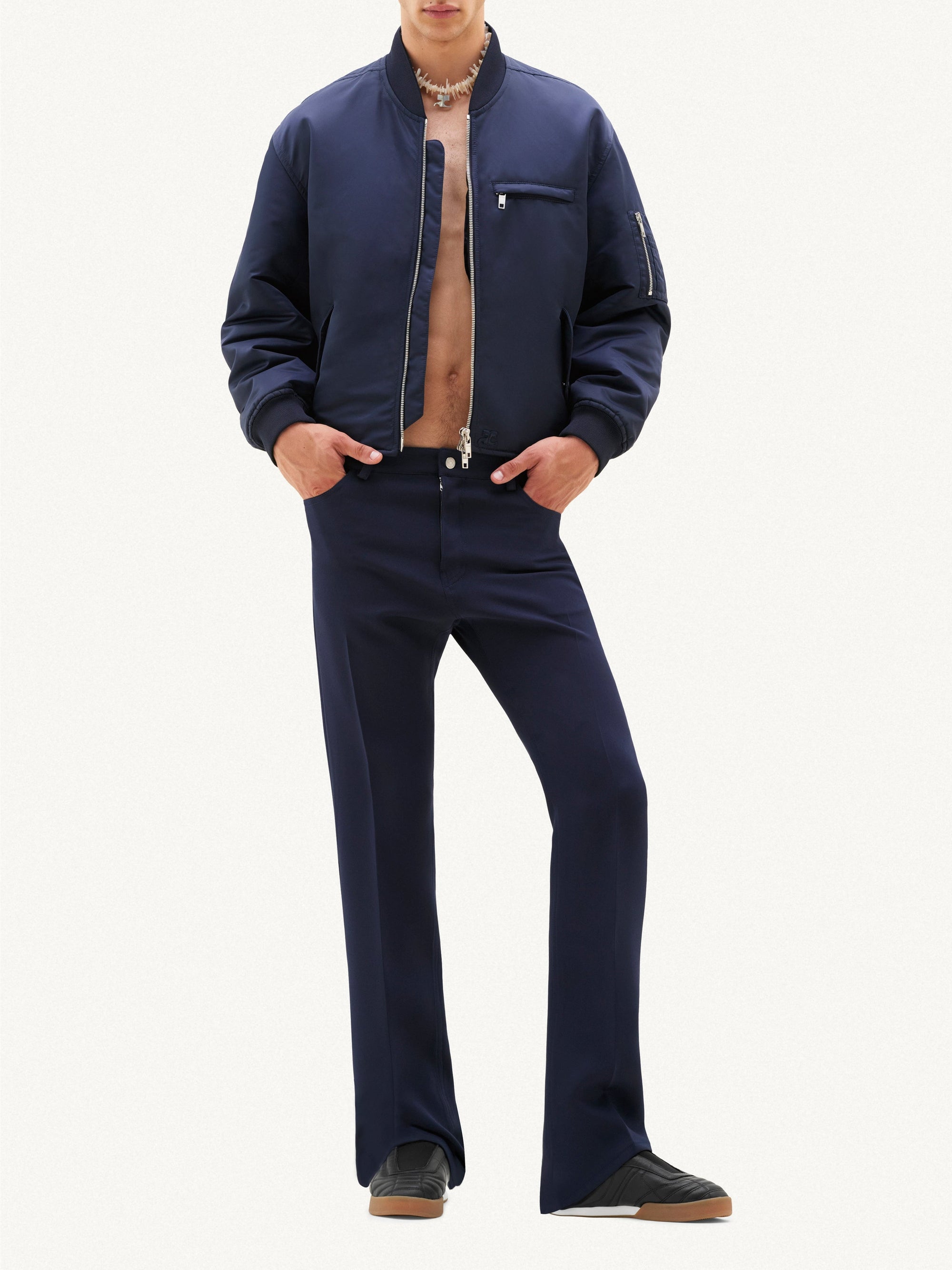 26pcs RELIQUAT 350€ / Bomber harnais en nylon - Navy
