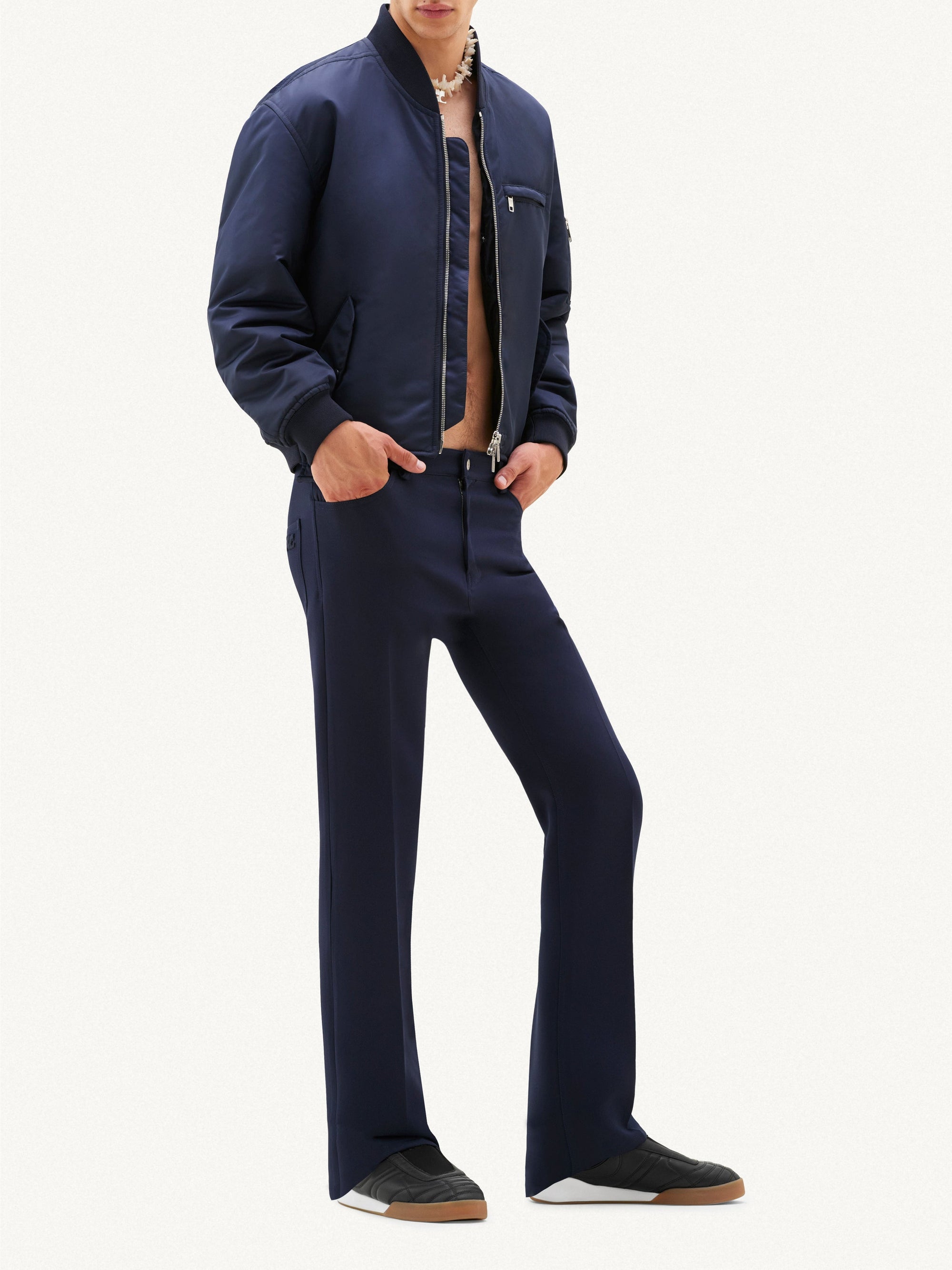 26pcs RELIQUAT 350€ / Bomber harnais en nylon - Navy