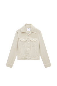 9pcs RELIQUAT 190€ / Blouson trucker strap en velours - Clay