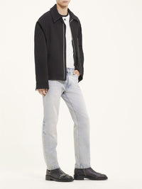 8pcs RELIQUAT 290€ / Blouson rétro officier en sergé - Black