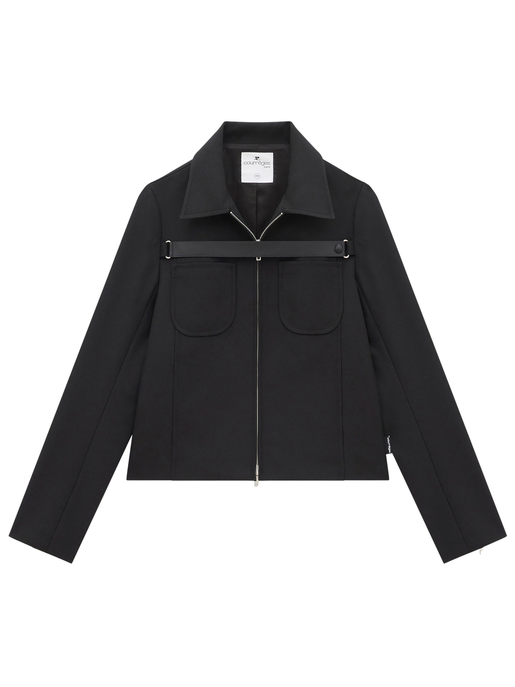 2pcs RELIQUAT 390€ / Blouson tailleur harnais - Black