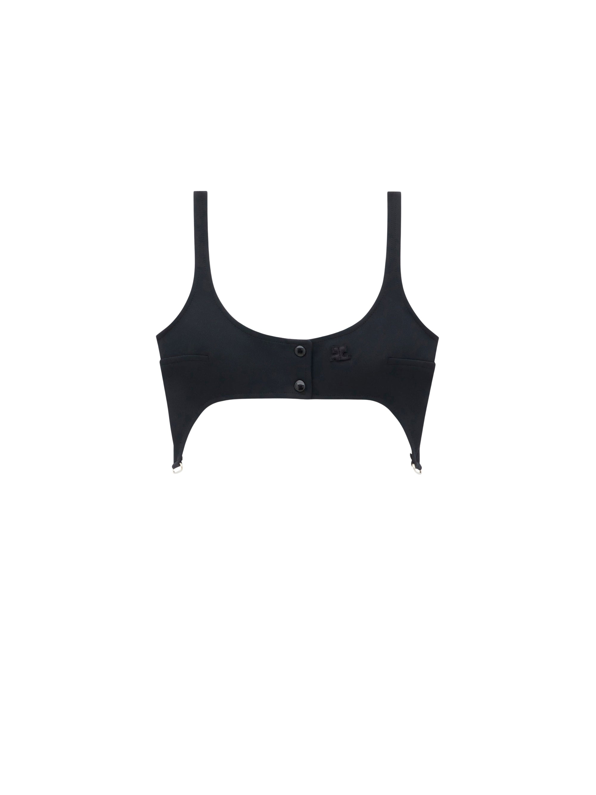 5pcs NEW / Brassière bretelles en sergé - Black