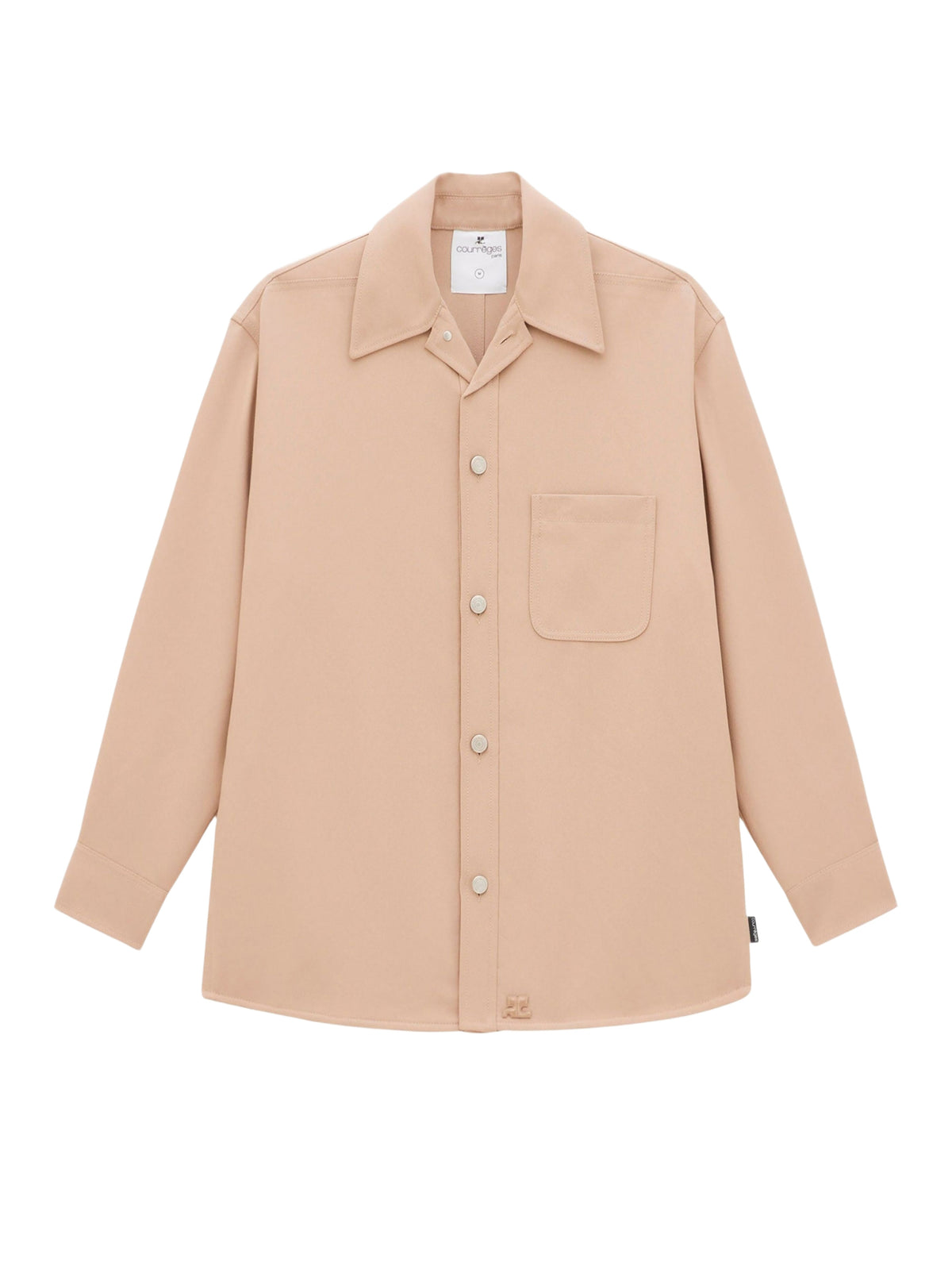 Chemise rétro Strap en sergé - Sand