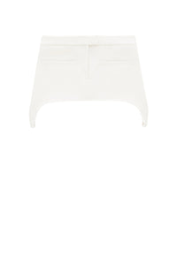 28pcs RELIQUAT 130€ / Jupe bretelles en sergé - Heritage white