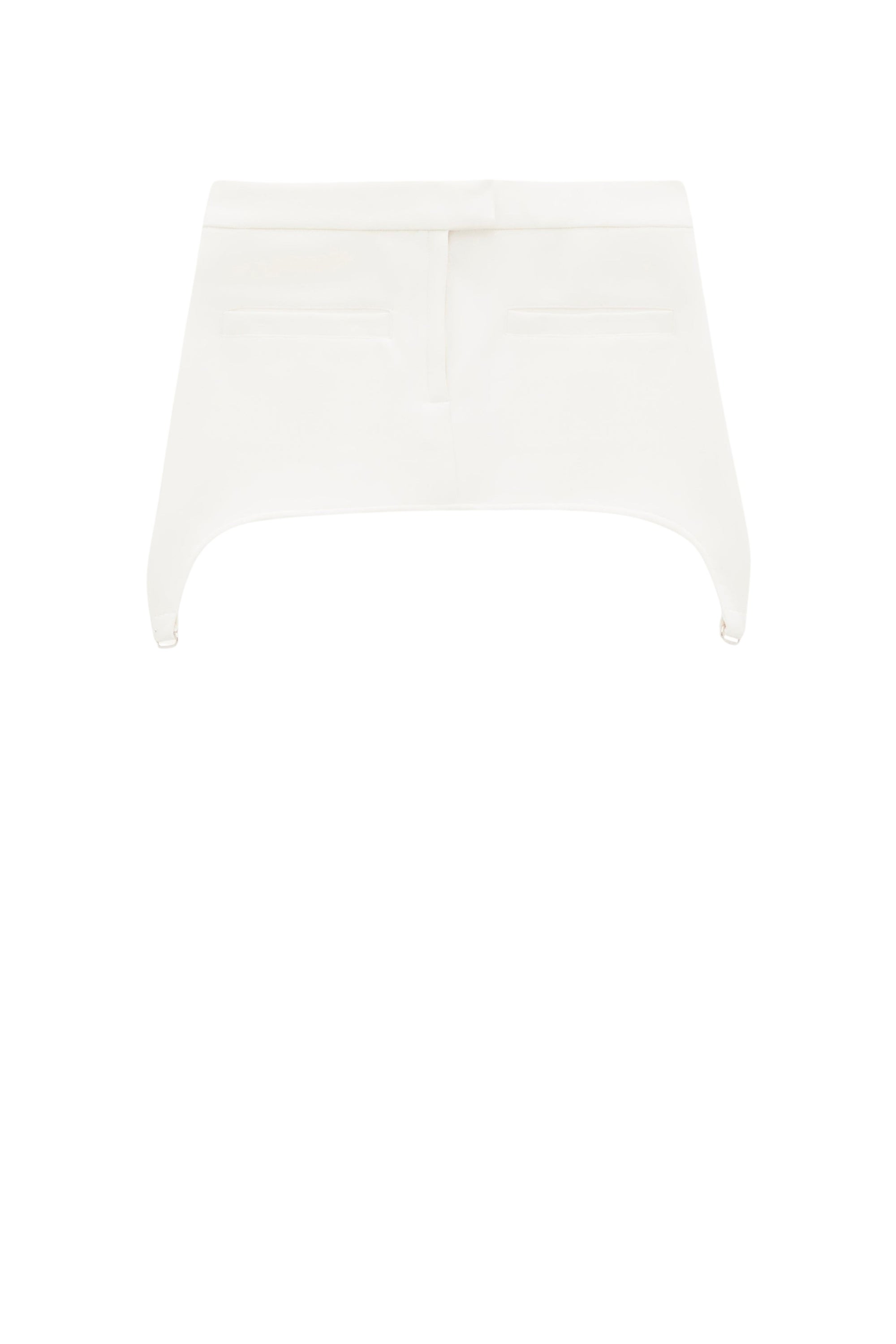 28pcs RELIQUAT 130€ / Jupe bretelles en sergé - Heritage white