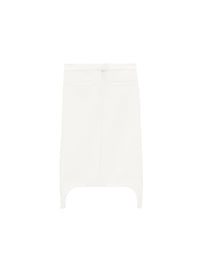 1pcs RELIQUAT 150€ / Jupe héritage strap longues en sergé - Heritage white
