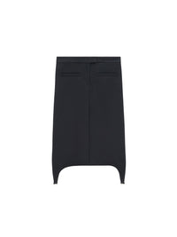 8pcs RELIQUAT 150€ / Jupe héritage strap longues en sergé - Black