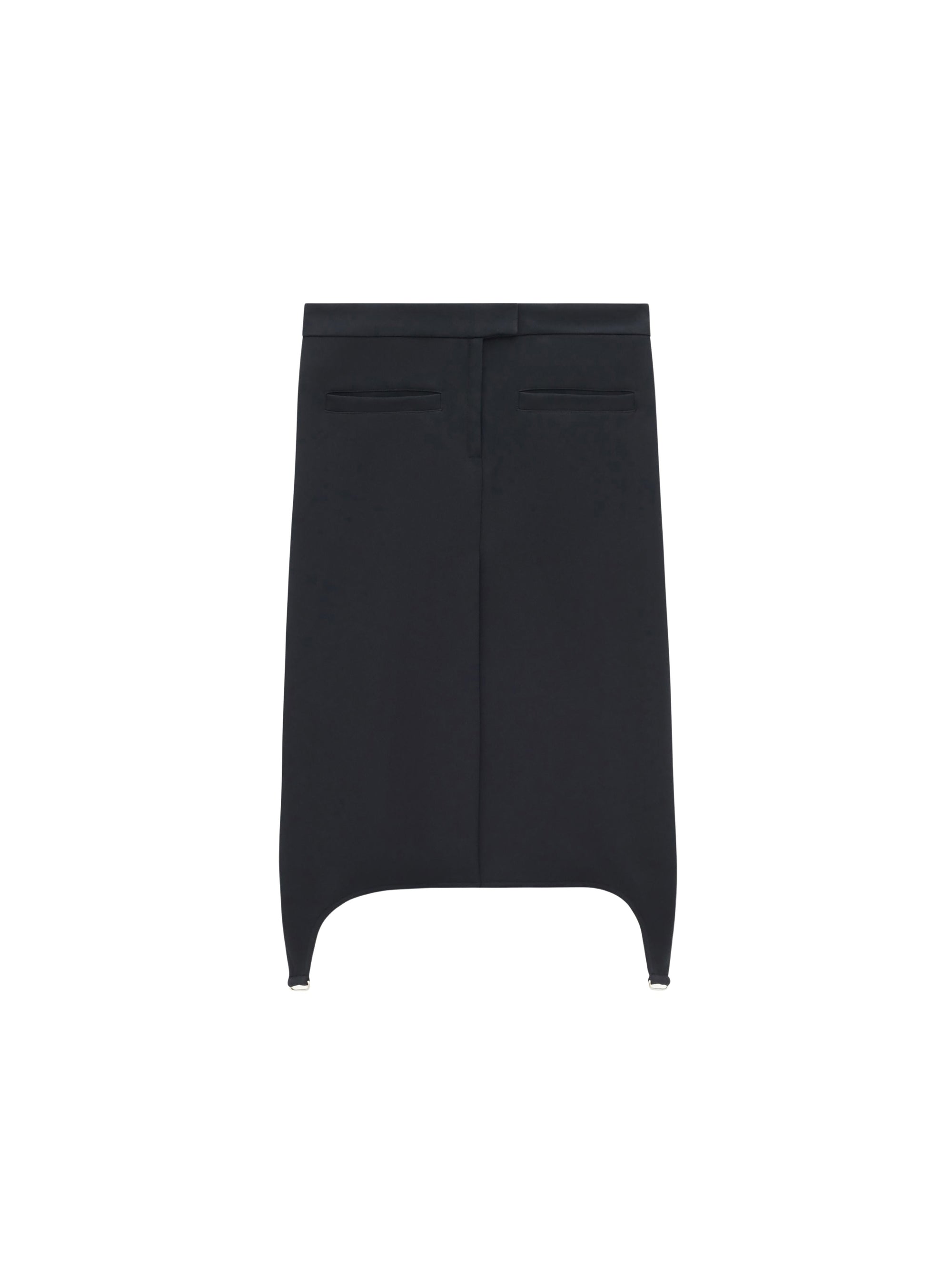 8pcs RELIQUAT 150€ / Jupe héritage strap longues en sergé - Black