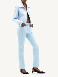 1pcs RELIQUAT 170€ / Pantalon 5-poches en vinyle - Sky