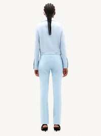 1pcs RELIQUAT 170€ / Pantalon 5-poches en vinyle - Sky