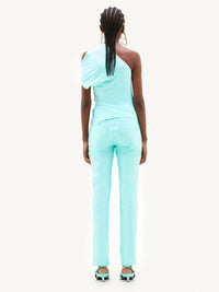 21pcs RELIQUAT 150€ / Pantalon 5-poches en vinyle - Turquese
