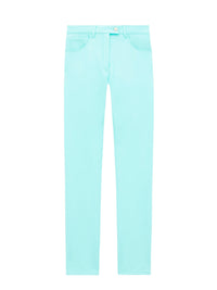 21pcs RELIQUAT 150€ / Pantalon 5-poches en vinyle - Turquese