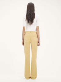 7pcs RELIQUAT 150€ / Pantalon signature 70's en sergé - Burgundy