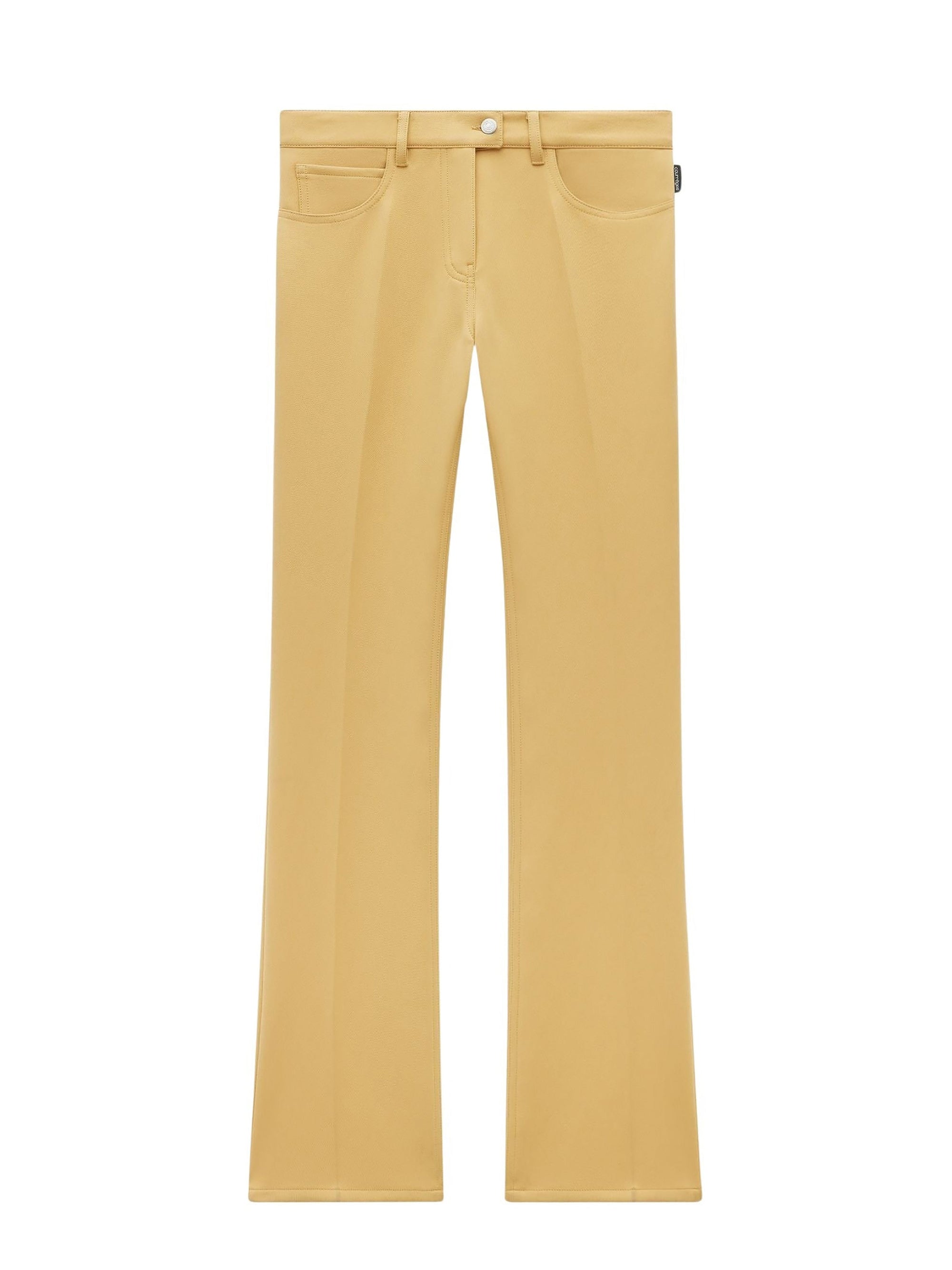 9pcs RELIQUAT 170€ / Pantalon signature 70's en sergé - Wheat