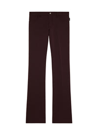 7pcs RELIQUAT 150€ / Pantalon signature 70's en sergé - Burgundy