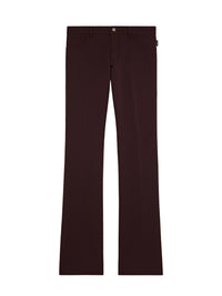 Pantalon ajusté bootcut 70's - Burgundy