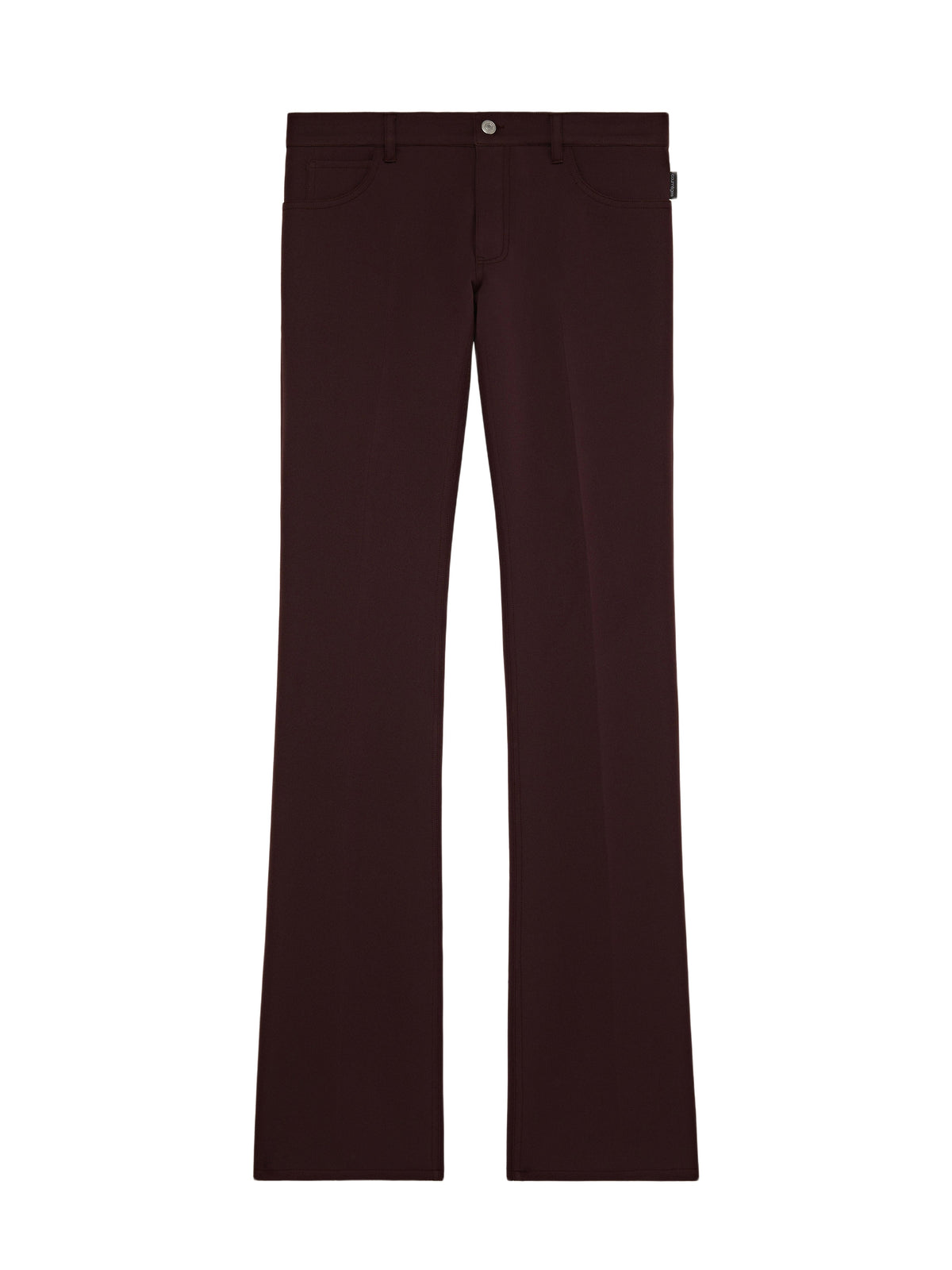 Pantalon ajusté bootcut 70's - Burgundy