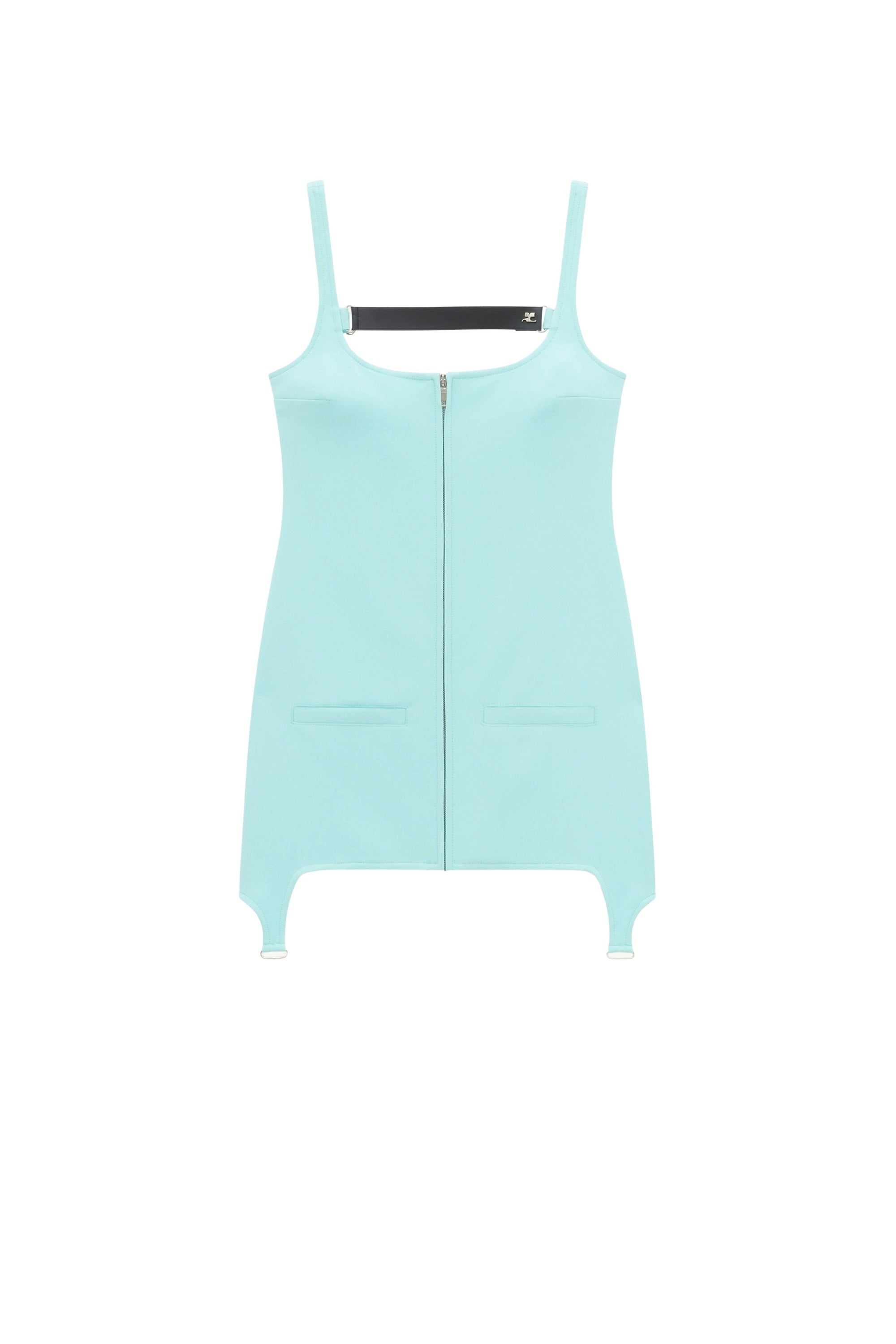 17pcs RELIQUAT 250€ / Robe strap en sergé - Turquese