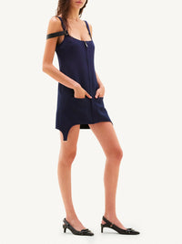 3pcs RELIQUAT 250€ / Robe strap en sergé - Ink