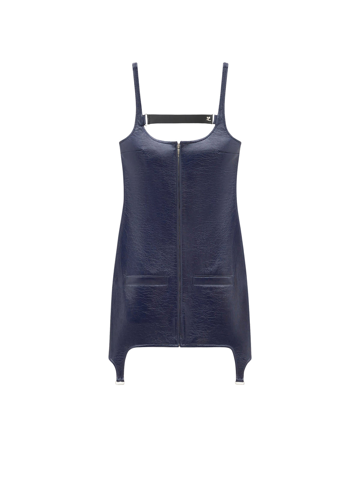 Vinyl Strap Dress - Ink