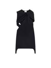 Robe Twist Héritage en crêpe - Black