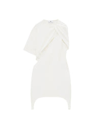 1pcs RELIQUAT 350€ / Robe twist héritage en crêpe - Heritage white