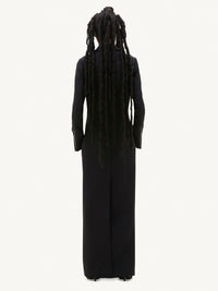 2pcs RELIQUAT 490€ / Robe strap en sergé - Black