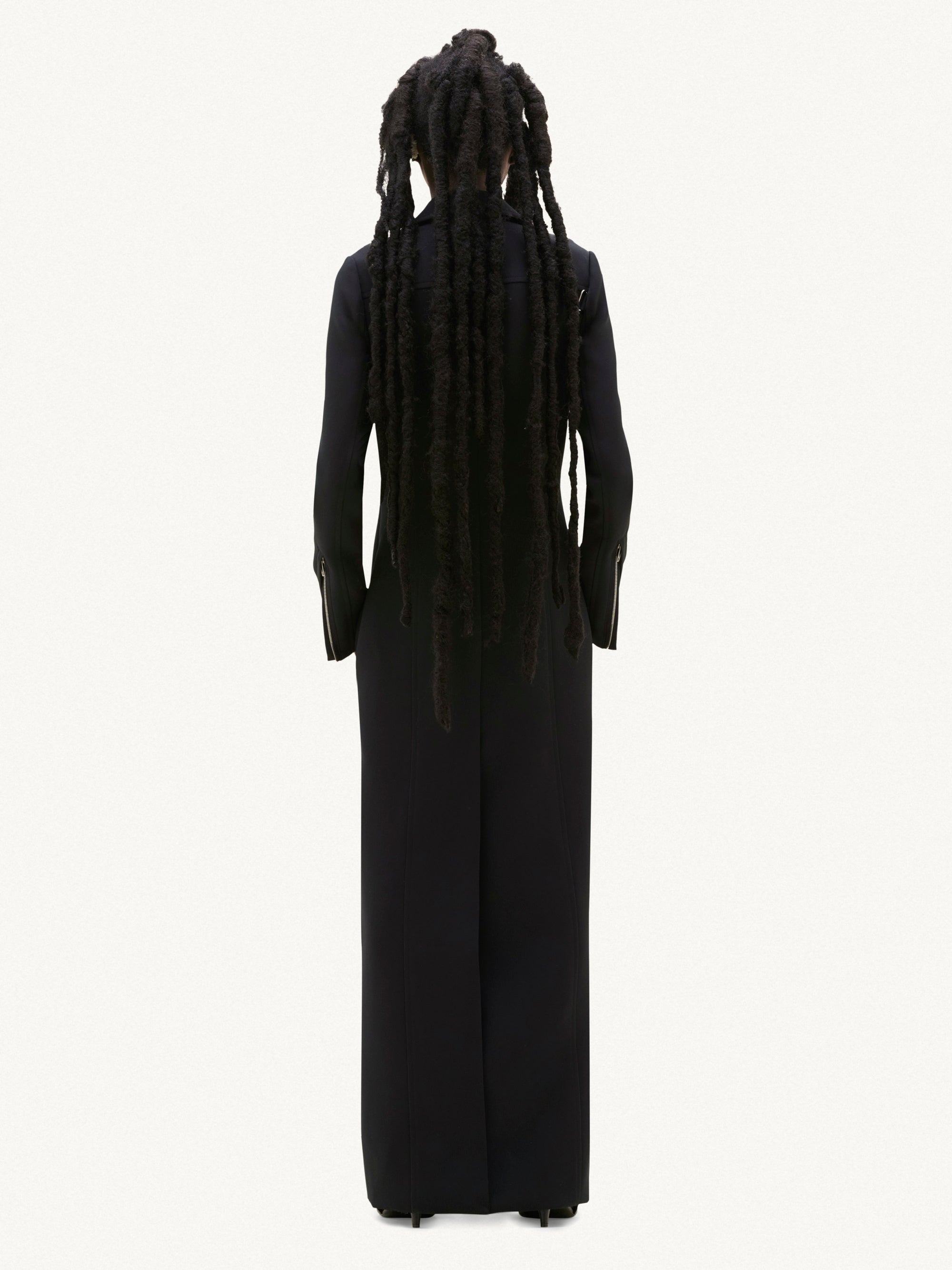 2pcs RELIQUAT 490€ / Robe strap en sergé - Black