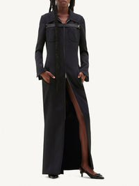 2pcs RELIQUAT 490€ / Robe strap en sergé - Black