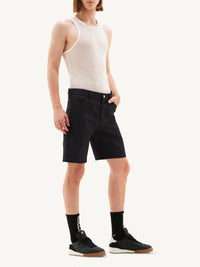 1pcs RELIQUAT 120€ / Short rétro hammer en sergé - Black