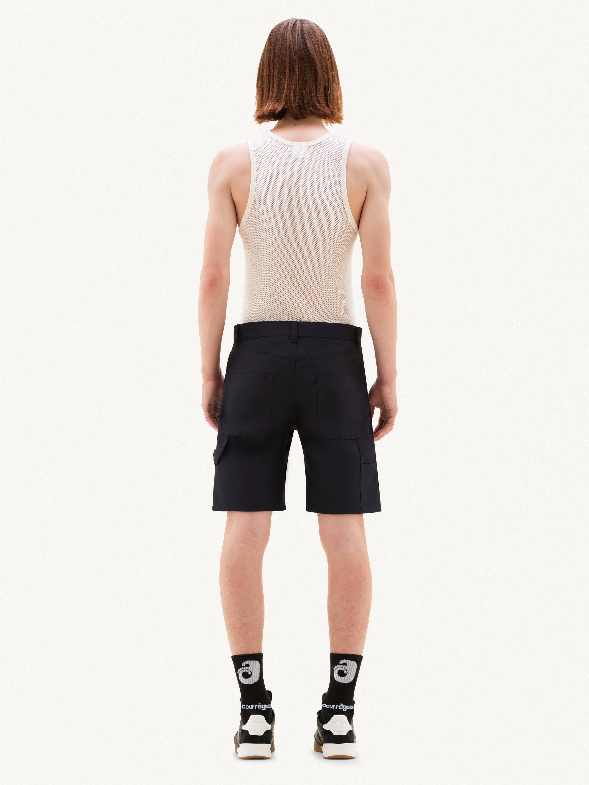 23pcs RELIQUAT 120€ / Short rétro hammer en sergé - Navy