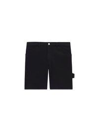 Short rétro hammer en sergé - Black