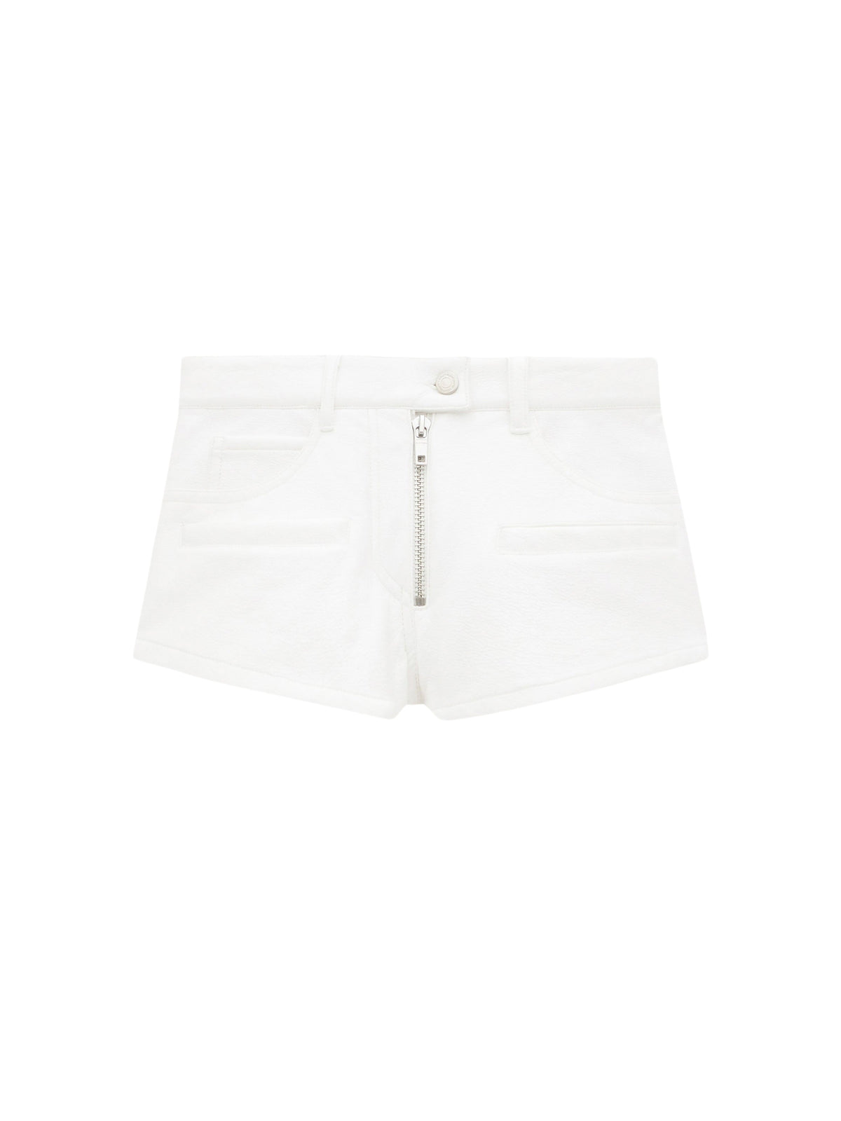 Short Heritage zipper en vinyle - Heritage White