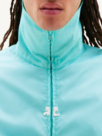 2pcs RELIQUAT 150€ / Veste track vintage en nylon - Turquese