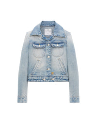 DIRTY BLUE DENIM TRUCKER