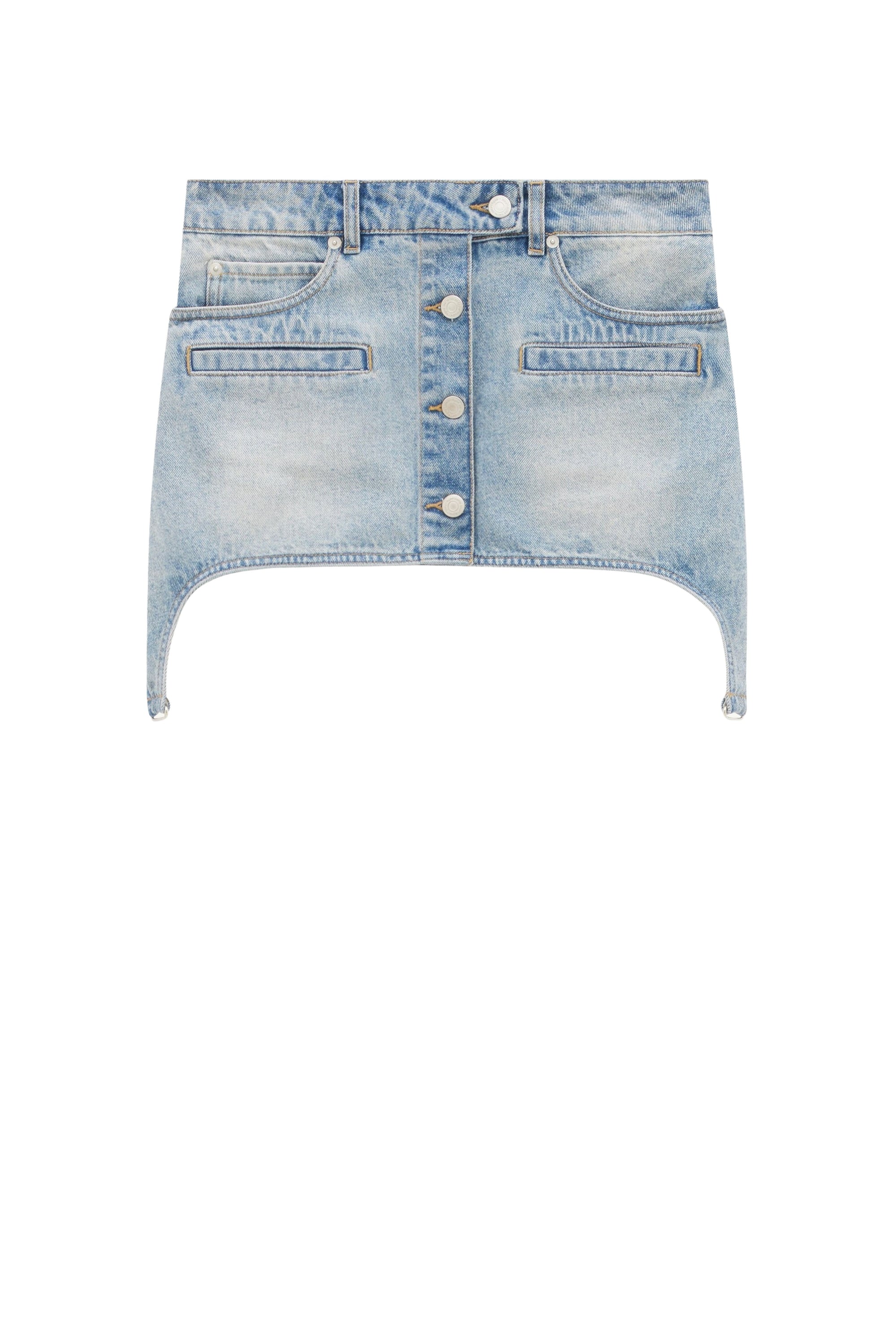 13pcs RELIQUAT 120€ / Jupe trucker en denim - Light blue wash